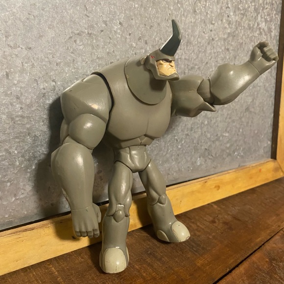 Rare 2008 Rhino Marvel Spectacular Spider-Man Animated Series Hasbro Figure - Picture 4 of 7